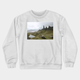 The Old Man of Storr - Landscape Photography Crewneck Sweatshirt